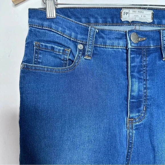 Free People High Rise Skinny Ankle Jeans Size 28 - Picture 4 of 9